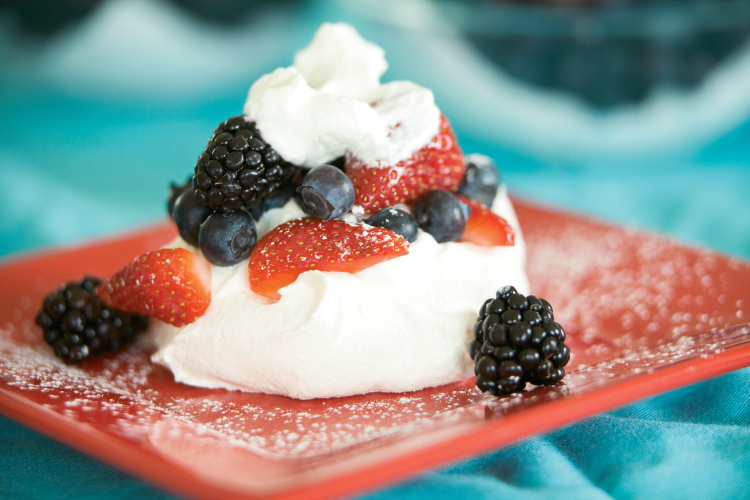 Mixed Berry Meringues