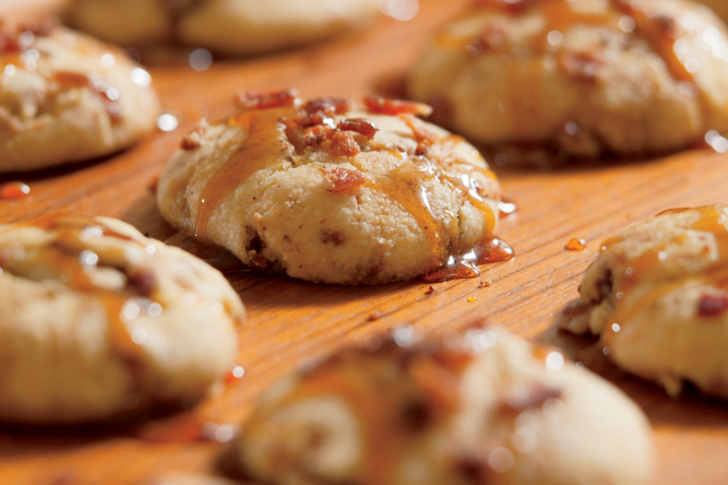 Bacon Sorghum Cornmeal Sandies