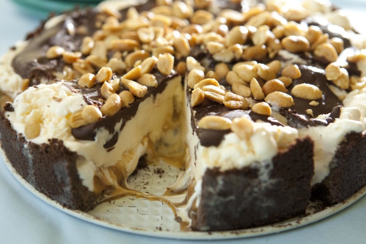 Goo Goo Cluster Ice Cream Pie