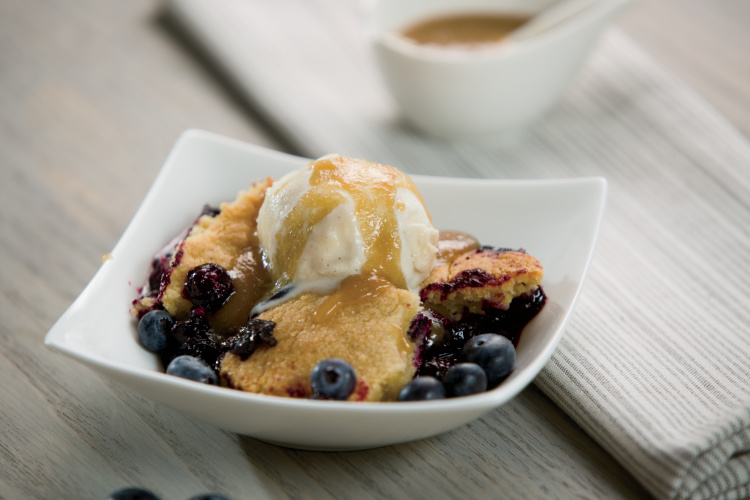Blueberry Sugar Cookie Crisp