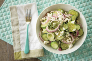 Sliced Cucumber Salad