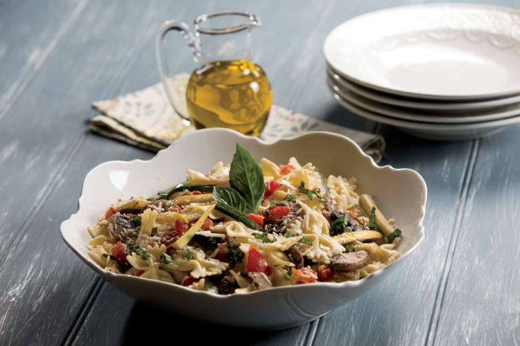 Fresh Basil Pasta Salad