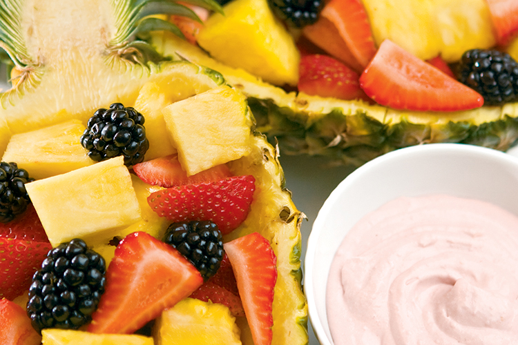 Pineapple Berry Boats Recipe
