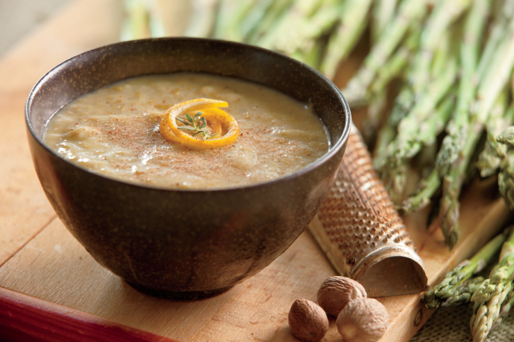 Lightened Up Cream of Asparagus Soup