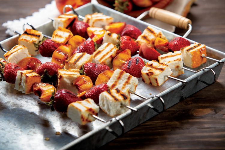 Grilled Angel Food Cake Kabobs; grilling recipes