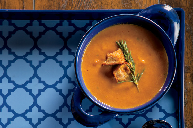 Slow Cooker Sweet Potato Bisque