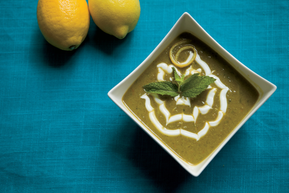 Green Pea and Mint Soup