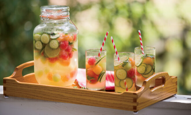 Cucumber, Melon & Mint Sangria