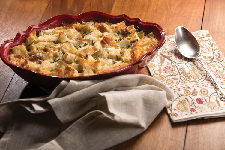 Vivian Howard's Scallions au Gratin Recipe