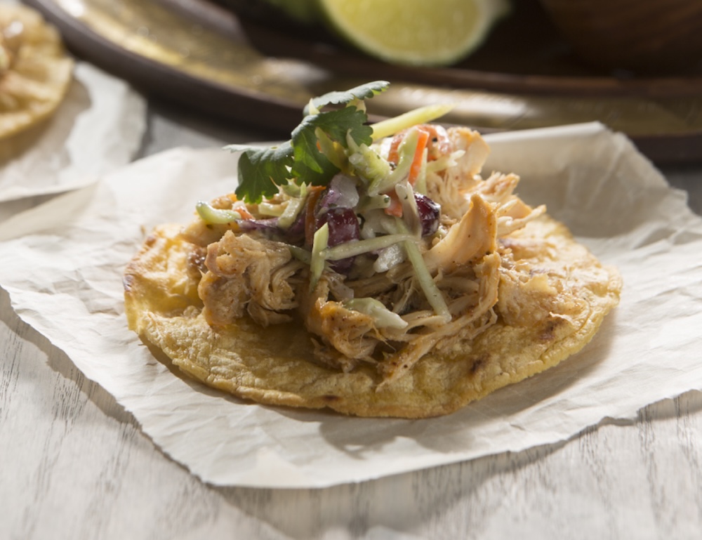 Zesty Slow Cooker Chicken Tacos