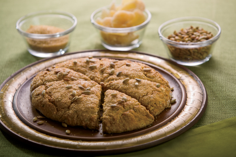 Ginger Spiced Pumpkin Scones