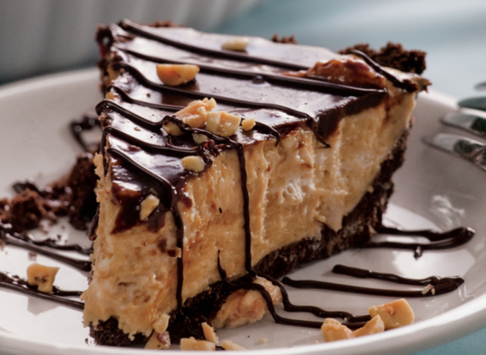 Chocolate Peanut Butter Silk Pie