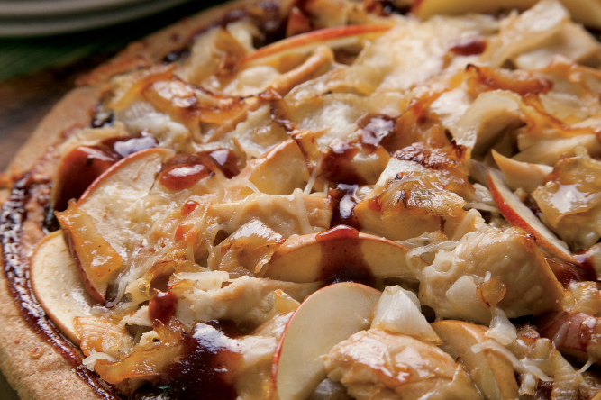 BBQ Chicken Apple Pizza