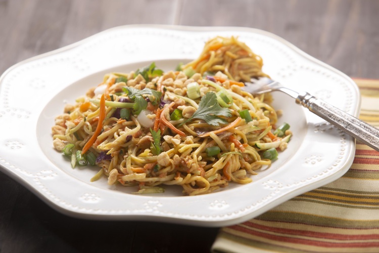 Thai Peanut Pasta; peanut recipes