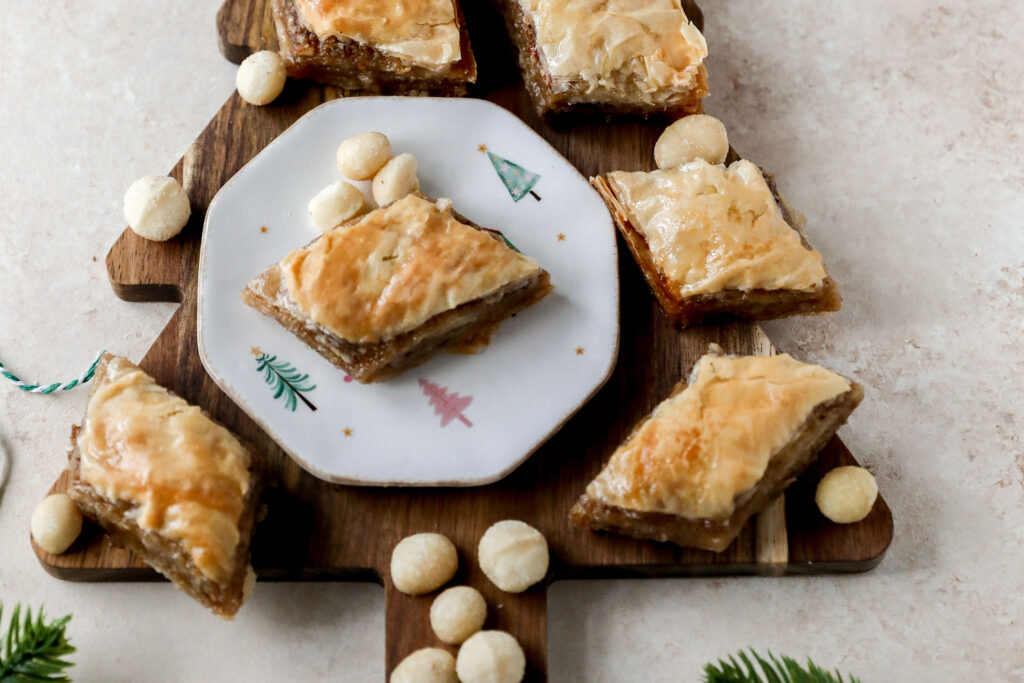 Double Nut Baklava; nutty holiday recipes