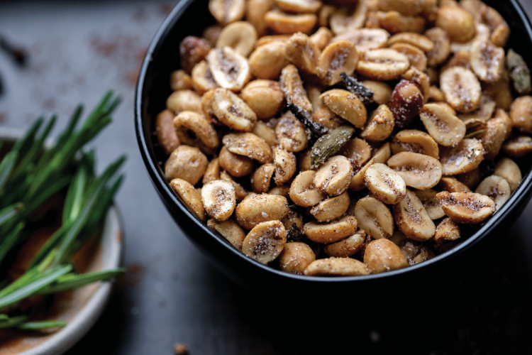 Autumn Spiced Peanuts; Peanut recipes
