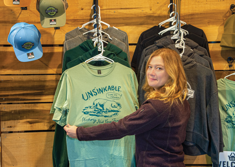 Hickory Nut Gap Farm in Fairview worked to keep their animal afloat during Helene's floods. Hurricane Helene