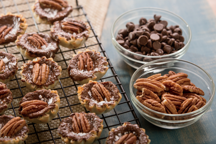 Chocolate Pecan Tarts