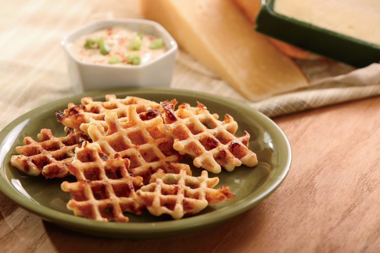 Cornbread Waffle Bites