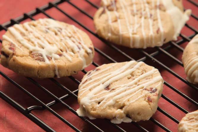 White Chocolate Cranberry Shortbread