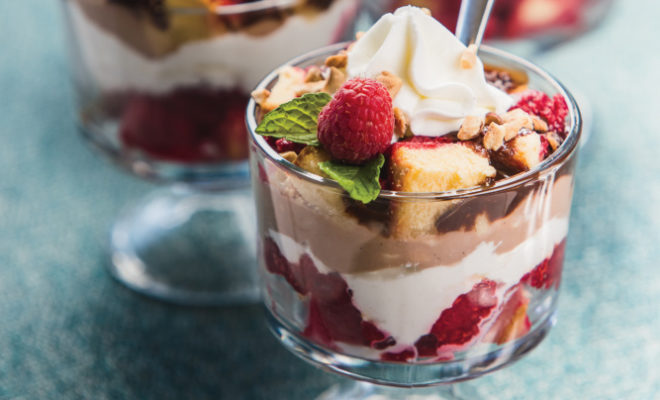 No-Trifle Hazelnut Trifle