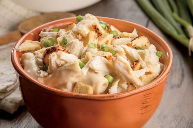 Stovetop Crab Mac and Cheese