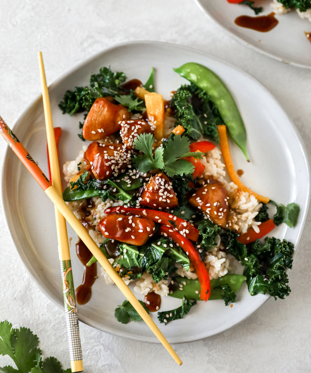 Chicken and Kale Stir-Fry