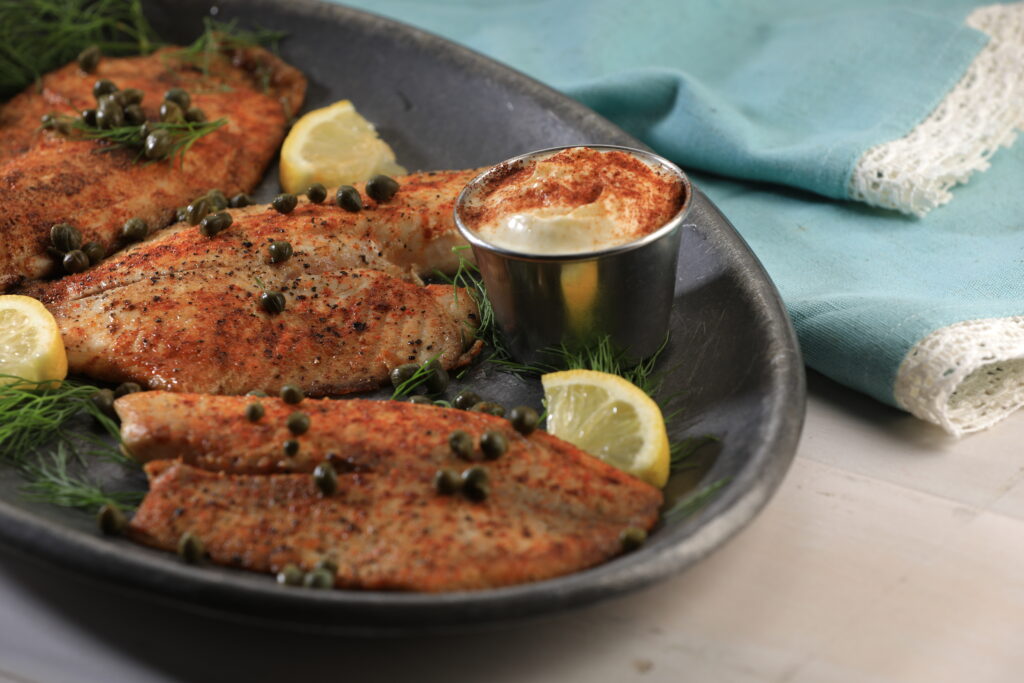 Pan-Seared Lemon Dill Tilapia with Aioli