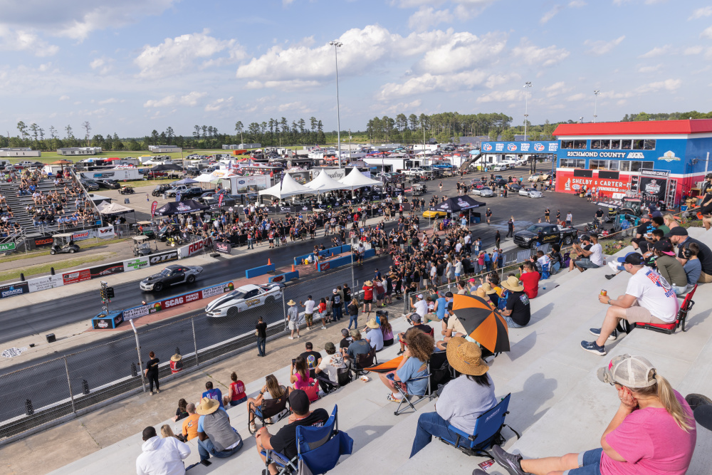 The Rockingham Speedway hosts the Street Car Braggin' Rights Competition in May.