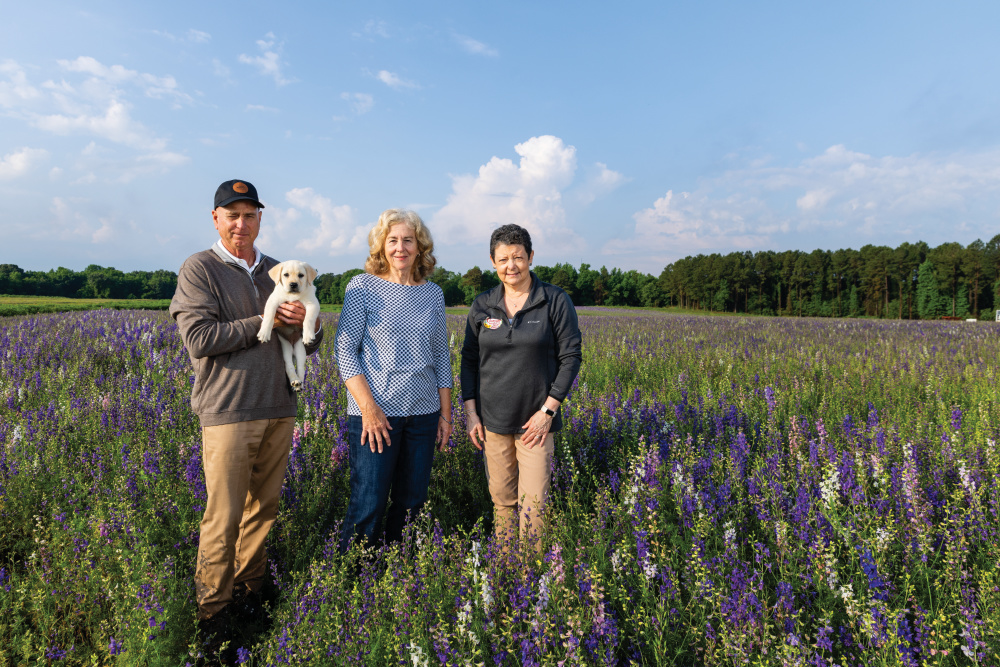 Ninth-generation farmer Don Lee co-owns Garrett Wildflower Seed Farm with his wife, Laura; his sister, Ann Ennis, serves as the company’s horticulturalist. Photo credit: Eric Waters