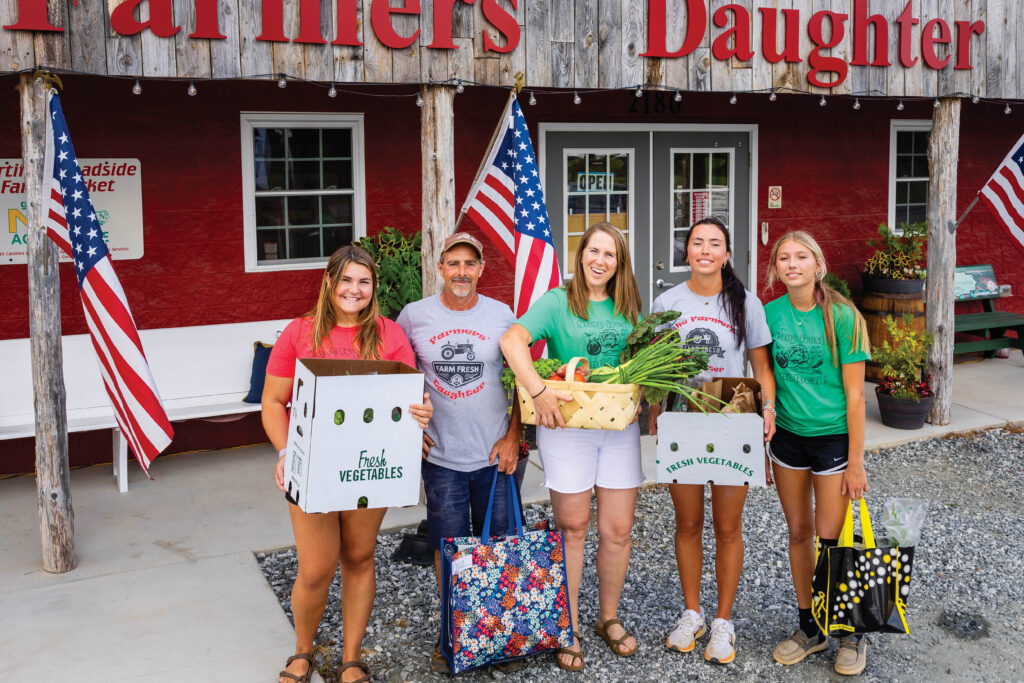 Located in Taylorsville, The Farmers’ Daughter has been offering CSA shares since 2009.