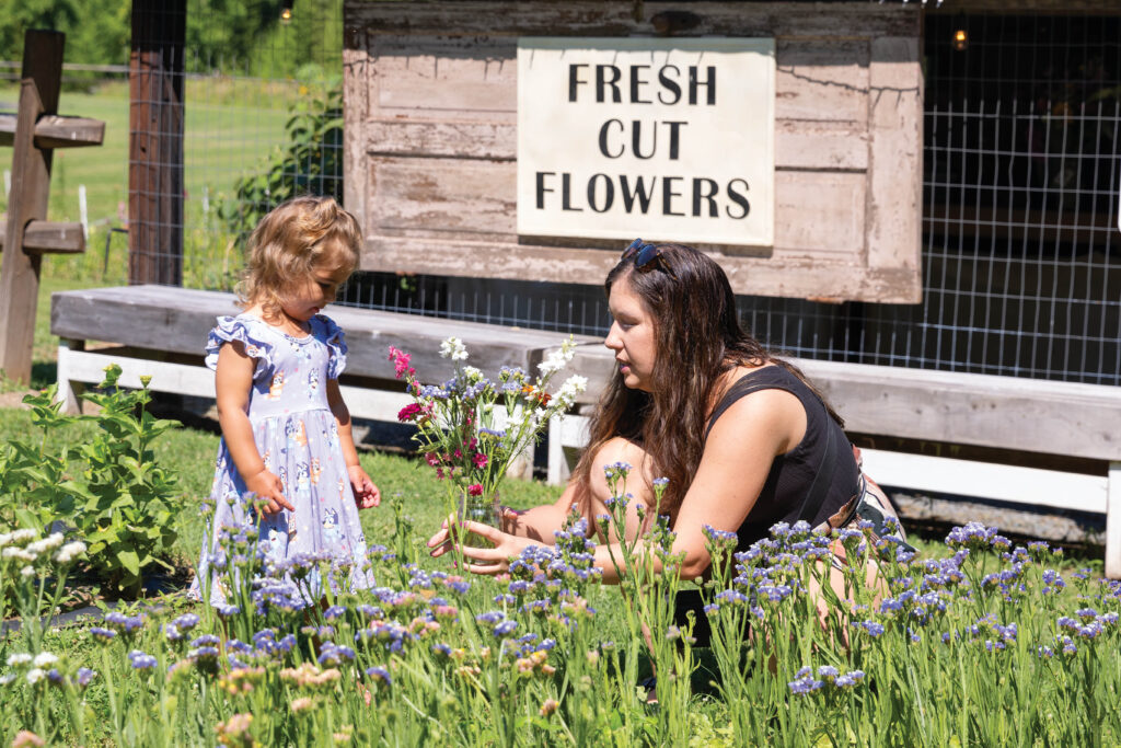 Gold Hill Flower Co. also offers DIY flower bars and classes on flower arranging.