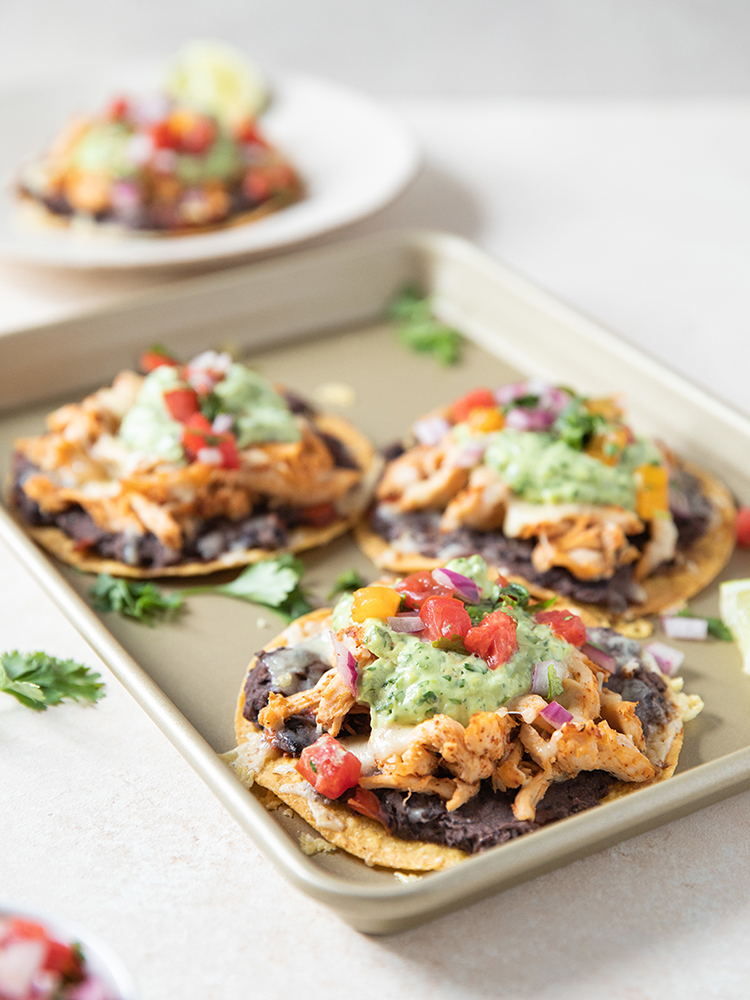 Chicken Tostadas
