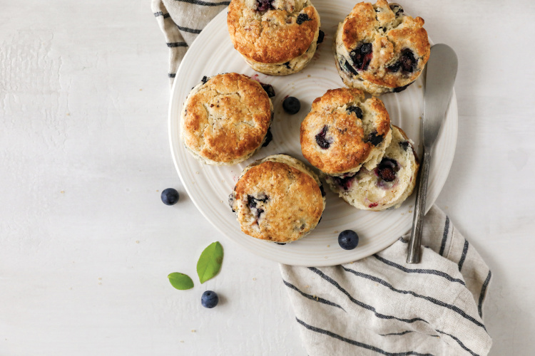 Blueberry Cream Scones