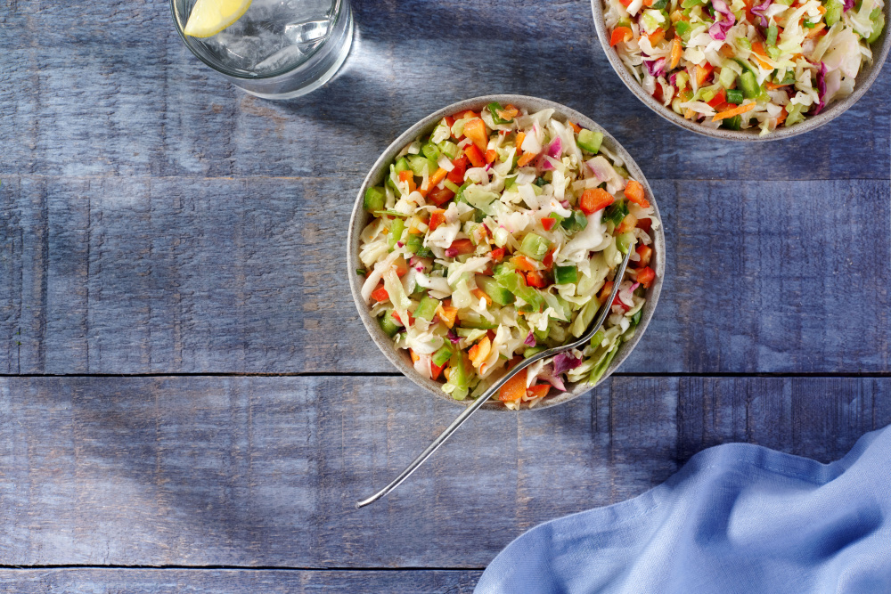 Three Pepper Coleslaw