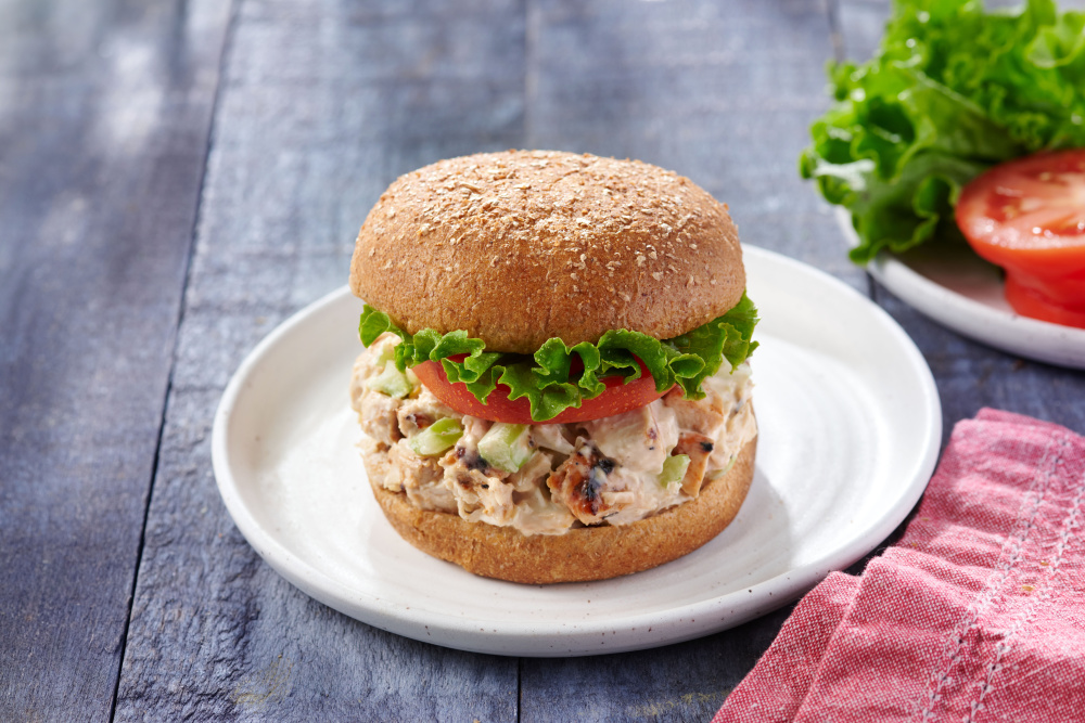 Barbecue Chicken Salad Sandwiches