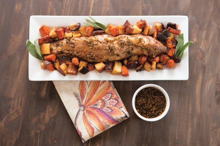 Sage Honey Glazed Pork Tenderloin