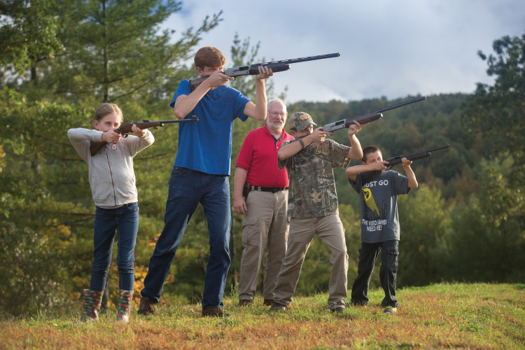 Ashe County 4-H shooting