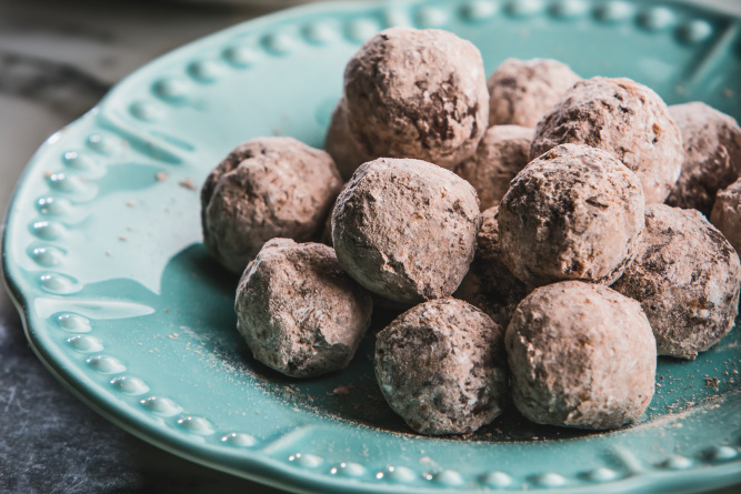 No Fuss Chocolate Truffles