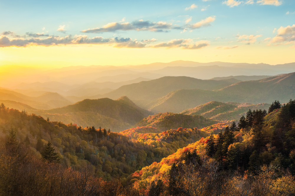 Woolyback Overlook on the Blue Ridge Parkway