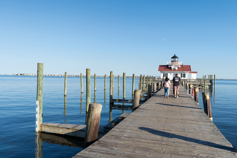 The pier in Manteo, North Carolina