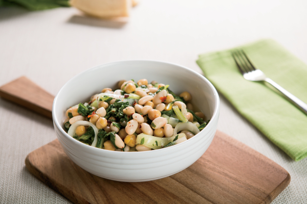 Turnip Greens and White Beans Saute