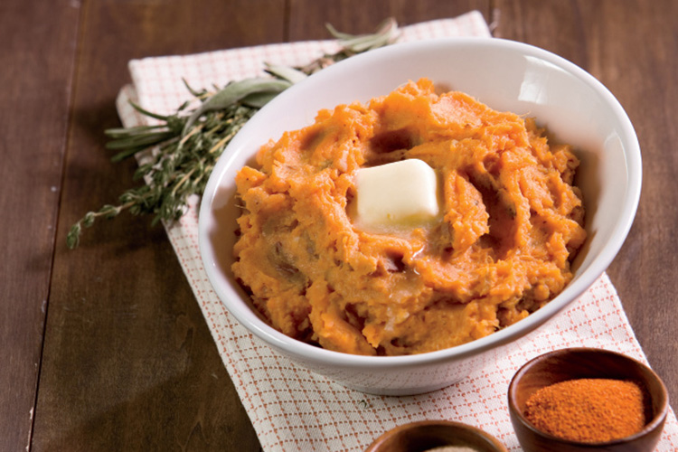 Rustic Mashed Sweet Potatoes