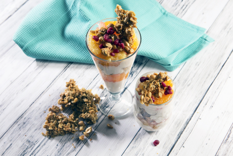 Coconut Curried Granola with Citrus