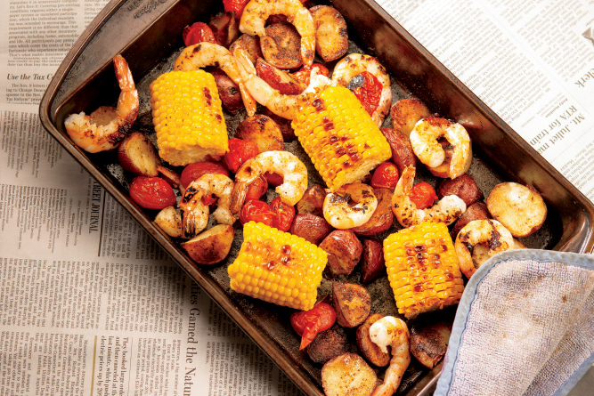 Sheet Pan Shrimp Boil