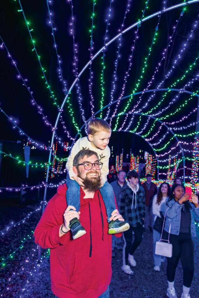 The Christmas Festival at McLaurin Farms in Greensboro, North Carolina; winter North Carolina Agritourism
