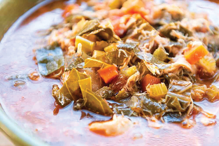 Collard Chicken Soup