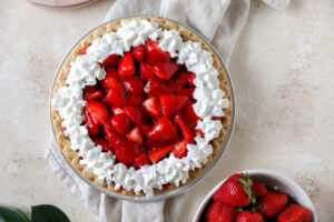 fresh strawberry pie