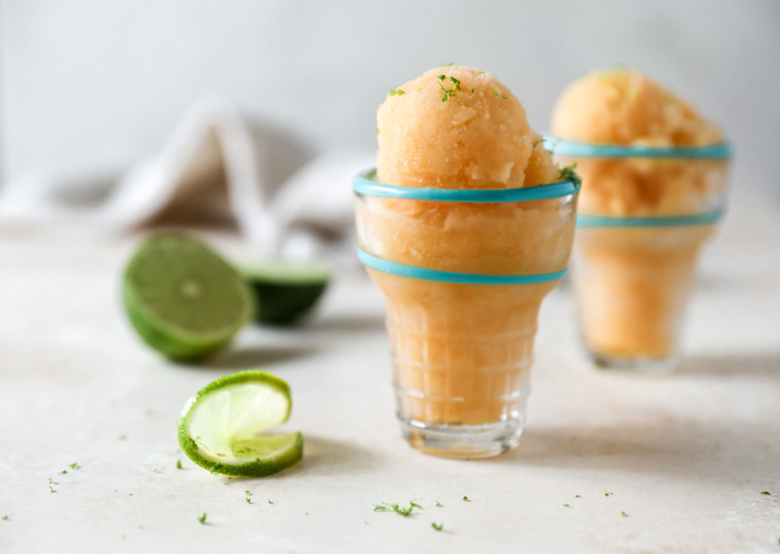 Cantaloupe Citrus Sorbet
