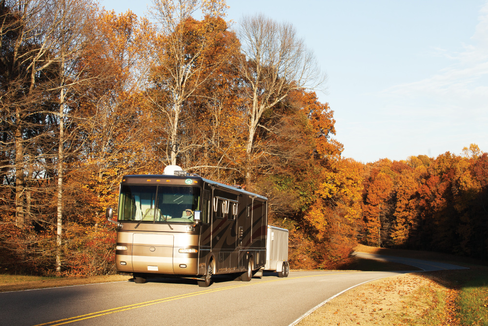 RV drives along the Natchez Trace Parkway; how to insure recreational vehicles